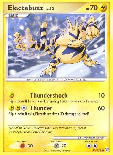 Carta Electabuzz (87/132) do set Maravilhas Secretas — Pokémon TCG | Bynx