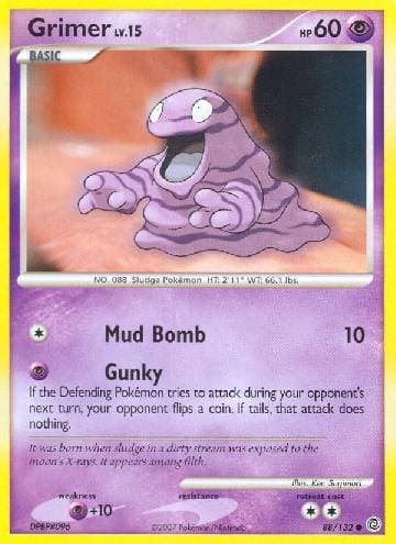 Carta Grimer (88/132) do set Maravilhas Secretas — Pokémon TCG | Bynx