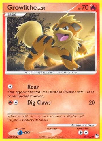 Growlithe (89/132) — Maravilhas Secretas