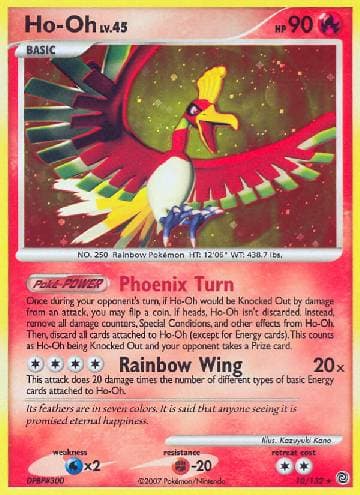 Ho-Oh (10/132) — Maravilhas Secretas
