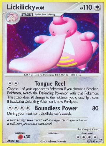 Carta Lickilicky (12/132) do set Maravilhas Secretas — Pokémon TCG | Bynx