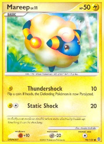 Carta Mareep (94/132) do set Maravilhas Secretas — Pokémon TCG | Bynx