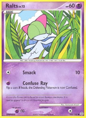 Carta Ralts (102/132) do set Maravilhas Secretas — Pokémon TCG | Bynx