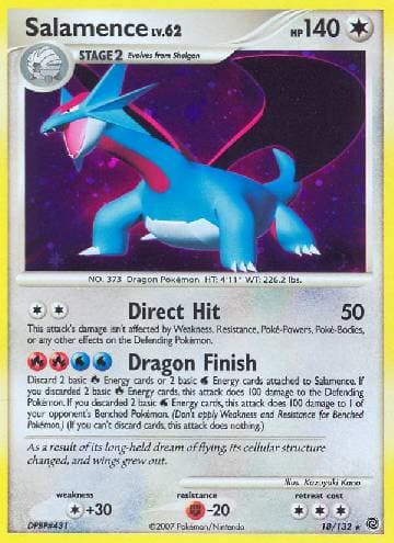 Carta Salamence (18/132) do set Maravilhas Secretas — Pokémon TCG | Bynx