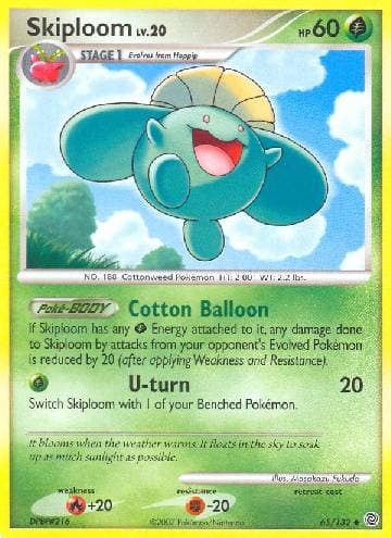 Carta Skiploom (65/132) do set Maravilhas Secretas — Pokémon TCG | Bynx