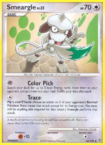 Carta Smeargle (66/132) do set Maravilhas Secretas — Pokémon TCG | Bynx