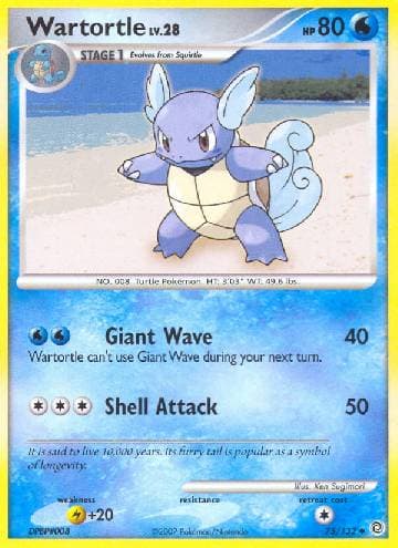 Wartortle (75/132) — Maravilhas Secretas