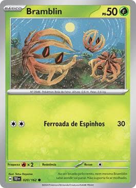 Carta Bramblin (020/162) do set Forças Temporais — Pokémon TCG | Bynx