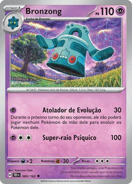 Carta Bronzong (069/162) do set Forças Temporais — Pokémon TCG | Bynx