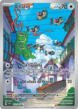 Carta Chatot (181/162) do set Forças Temporais — Pokémon TCG | Bynx