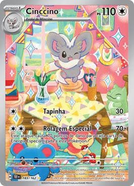 Carta Cinccino (183/162) do set Forças Temporais — Pokémon TCG | Bynx