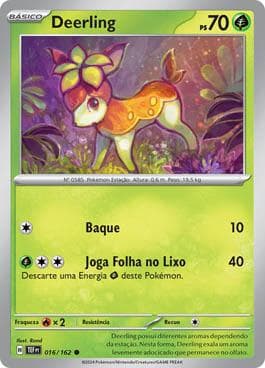 Carta Deerling (016/162) do set Forças Temporais — Pokémon TCG | Bynx