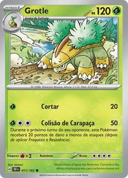 Carta Grotle (011/162) do set Forças Temporais — Pokémon TCG | Bynx