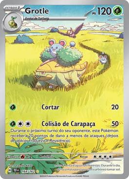 Carta Grotle (164/162) do set Forças Temporais — Pokémon TCG | Bynx