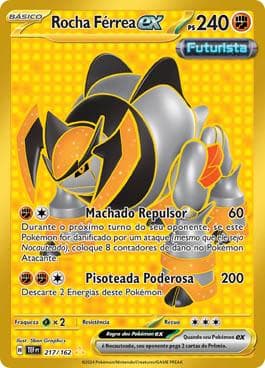 Carta Iron Boulder ex (217/162) do set Forças Temporais — Pokémon TCG | Bynx