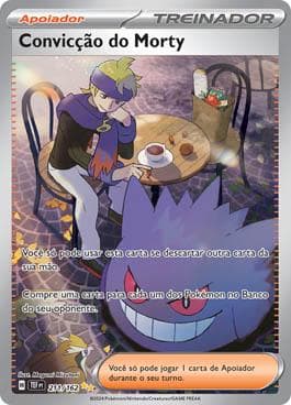 Carta Morty's Conviction (211/162) do set Forças Temporais — Pokémon TCG | Bynx