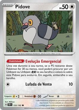 Carta Pidove (133/162) do set Forças Temporais — Pokémon TCG | Bynx