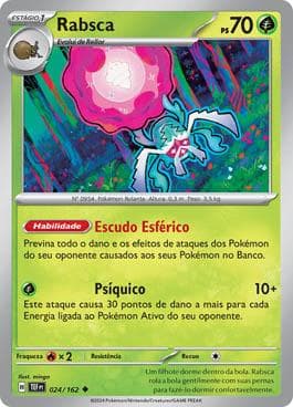 Carta Rabsca (024/162) do set Forças Temporais — Pokémon TCG | Bynx