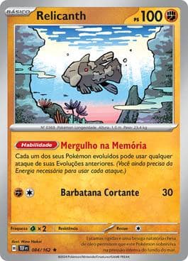 Carta Relicanth (084/162) do set Forças Temporais — Pokémon TCG | Bynx