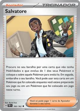 Carta Salvatore (160/162) do set Forças Temporais — Pokémon TCG | Bynx
