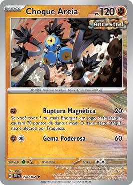 Carta Sandy Shocks (098/162) do set Forças Temporais — Pokémon TCG | Bynx