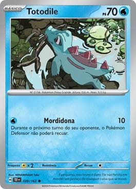 Carta Totodile (039/162) do set Forças Temporais — Pokémon TCG | Bynx