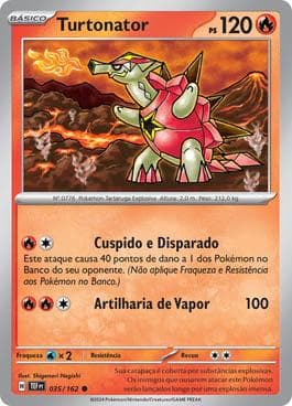 Carta Turtonator (035/162) do set Forças Temporais — Pokémon TCG | Bynx