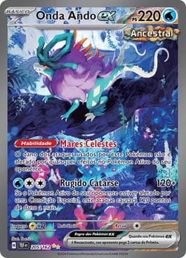 Carta Walking Wake ex (205/162) do set Forças Temporais — Pokémon TCG | Bynx