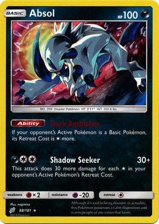 Carta Absol (88/181) do set União de Aliados — Pokémon TCG | Bynx