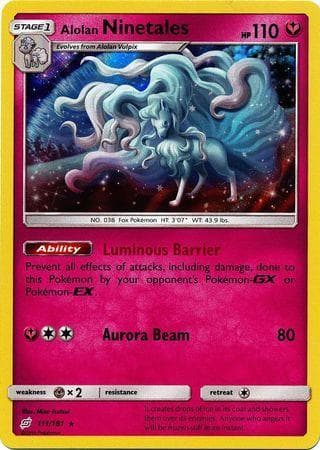 Carta Alolan Ninetales (111/181) do set União de Aliados — Pokémon TCG | Bynx