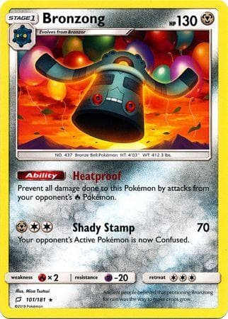 Carta Bronzong (101/181) do set União de Aliados — Pokémon TCG | Bynx
