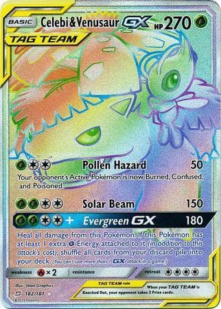Celebi & Venusaur-GX (182/181) — União de Aliados