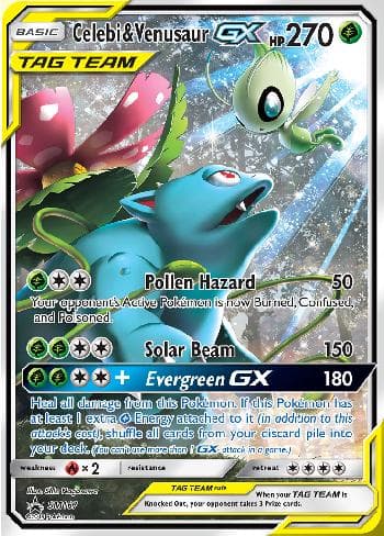 Carta Celebi e Venusaur — Pokémon TCG | Bynx