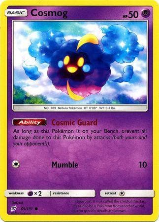Carta Cosmog (69/181) do set União de Aliados — Pokémon TCG | Bynx