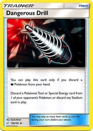 Carta Dangerous Drill (138/181) do set União de Aliados — Pokémon TCG | Bynx