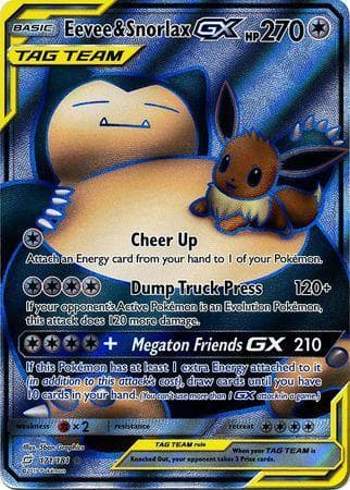 Eevee & Snorlax-GX (171/181) — União de Aliados