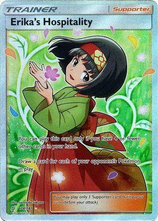 Carta Erika's Hospitality (174/181) do set União de Aliados — Pokémon TCG | Bynx