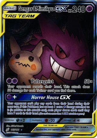 Gengar & Mimikyu-GX (165/181) — União de Aliados