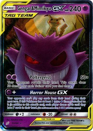 Gengar & Mimikyu-GX (53/181) — União de Aliados