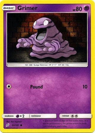 Carta Grimer (62/181) do set União de Aliados — Pokémon TCG | Bynx