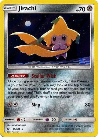 Carta Jirachi (99/181) do set União de Aliados — Pokémon TCG | Bynx