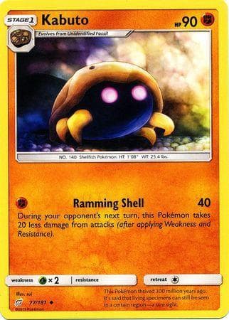 Carta Kabuto (77/181) do set União de Aliados — Pokémon TCG | Bynx