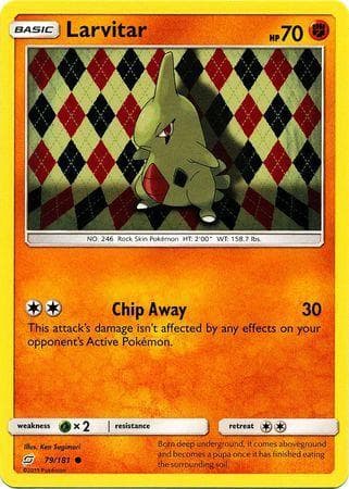 Carta Larvitar (79/181) do set União de Aliados — Pokémon TCG | Bynx