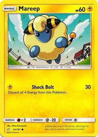 Carta Mareep (41/181) do set União de Aliados — Pokémon TCG | Bynx