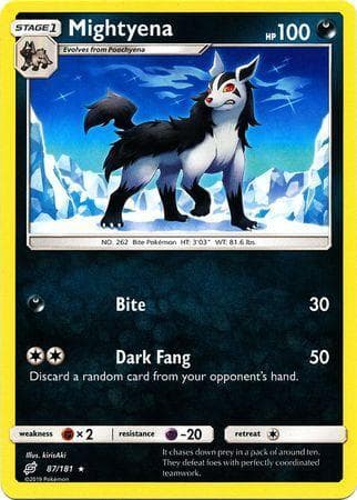Carta Mightyena (87/181) do set União de Aliados — Pokémon TCG | Bynx