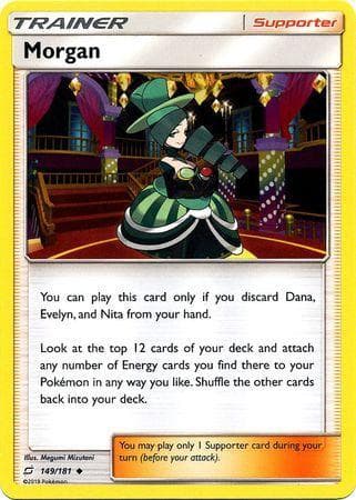 Carta Morgan (149/181) do set União de Aliados — Pokémon TCG | Bynx