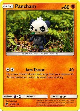 Carta Pancham (81/181) do set União de Aliados — Pokémon TCG | Bynx