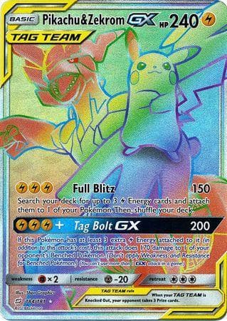 Pikachu & Zekrom-GX (184/181) — União de Aliados