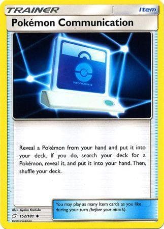 Carta Pokémon Communication (152/181) do set União de Aliados — Pokémon TCG | Bynx