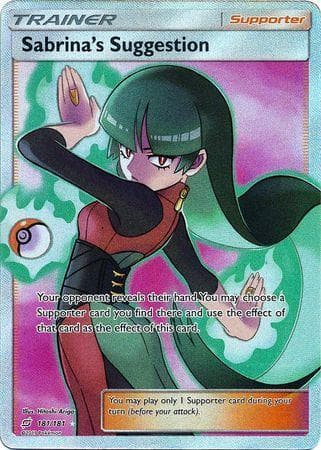 Carta Sabrina's Suggestion (181/181) do set União de Aliados — Pokémon TCG | Bynx